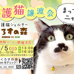 保護犬猫譲渡会inくろすの森（クロス）