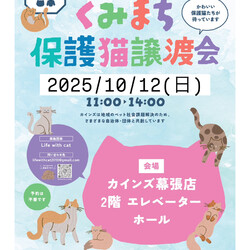 Life With Catねこの譲渡会＠カインズ幕張店