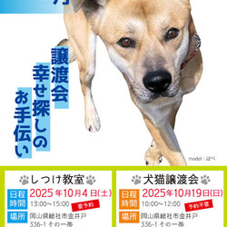 AWA総社犬ねこ譲渡会 サムネイル1