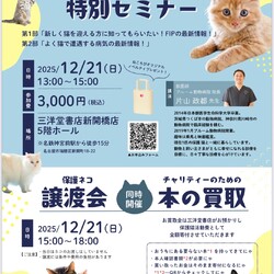 保護ねこ譲渡会⭐︎特別セミナー　in名古屋市瑞穂区