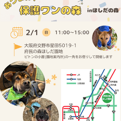あつまれ！保護わんの森inほしだ園地(定期譲渡会)