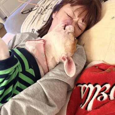 私の事が大好きなviviちゃん！ママも大好きだよ❗️