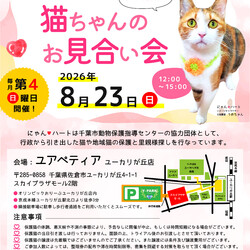 にゃんハートお見合い会（小さな譲渡会）