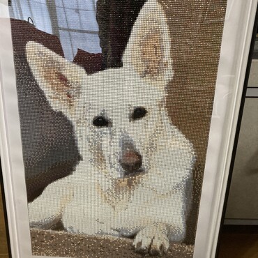 ななによく似たビーズアート　某サイトで見つけました！