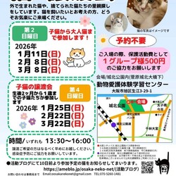 22(日)は譲渡会
