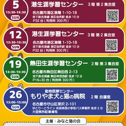 ▼猫の譲渡会▼名古屋市熱田区