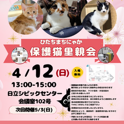 ひたちまちにゃか保護猫里親会