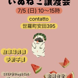 いぬねこ譲渡会