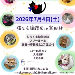 猫とも譲渡会in富田林