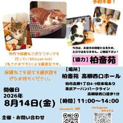 柏斎苑保護ねこ里親会