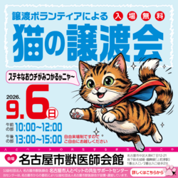 猫の譲渡会☆大須商店街近く