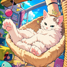 しろくろパンダ猫